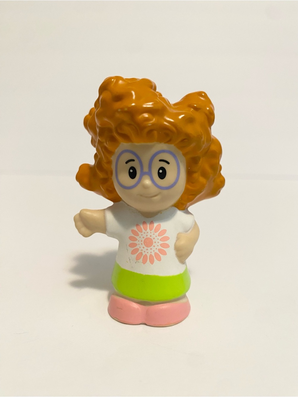Little People Sofie Curly Orange w Glasses Hair Figure Fisher Price Toy 4/$20 🛑